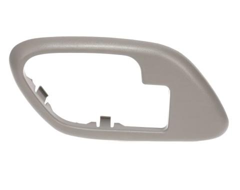 AMD Front Door Handle Bezel, without Power Door Lock Hole, LH, Gray, 95-00 Chevy GMC C/K OBS Pickup Truck SUV X540-4095-2GRYL