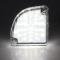AMD Back-Up Lamp Lens, Clear, 30 White LED, LH, 67-72 Chevy GMC Fleetside Truck Blazer Jimmy X955-4067-2DL