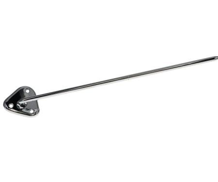 AMD Sun Visor Bracket, Chrome, LH, 73-91 Chevy GMC Pickup Truck Blazer Jimmy 646-4073-LC
