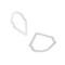 AMD Back Up Lamp Lens Gaskets, LH/RH Pair, 67-72 Chevy GMC C/K Fleetside Pickup Truck Blazer Jimmy X955-4067-4P