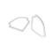 AMD Back Up Lamp Lens Gaskets, LH/RH Pair, 67-72 Chevy GMC C/K Fleetside Pickup Truck Blazer Jimmy X955-4067-4P