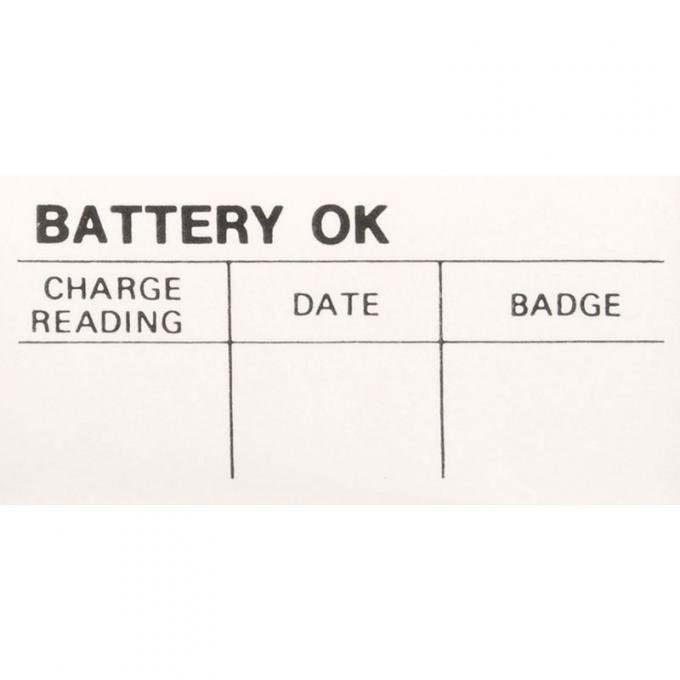 Dennis Carpenter Decal - Battery Test - 1964-68 Ford Truck, 1964-80 Ford Car   DF-194