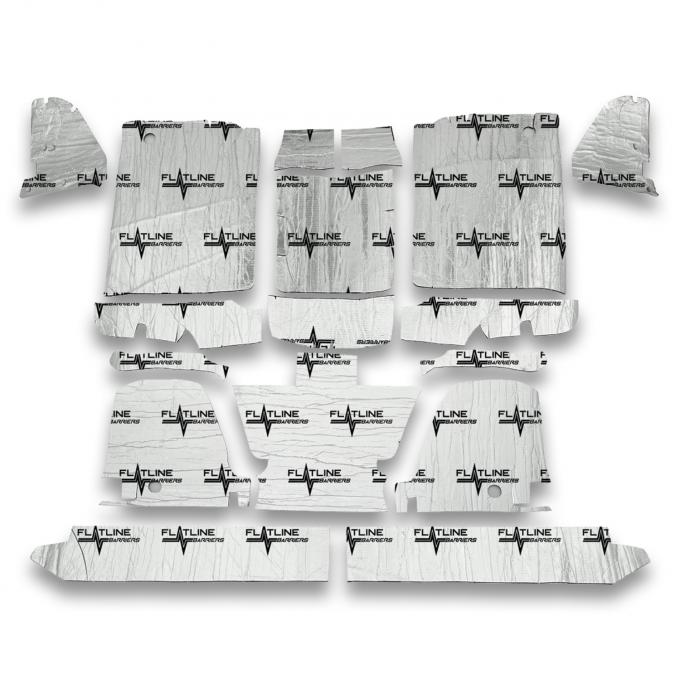 Flatline Barriers 73-80 Standard Cab GM C/K 10-30 Low Tunnel Truck Floor Sound Dampening Kit TABT4009