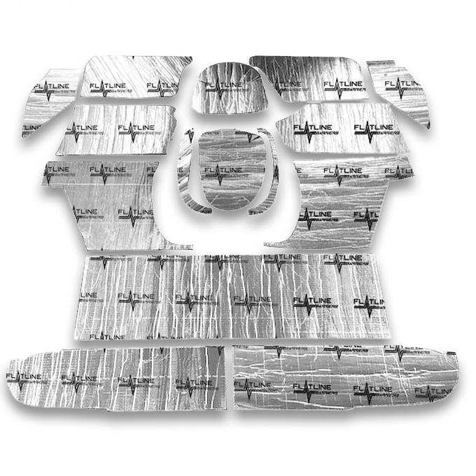 Flatline Barriers 1955-59 GM Truck High Tunnel Floor Insulation and Sound Dampening Kit TABT4034