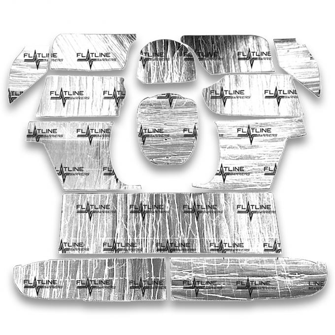 Flatline Barriers 1955-59 GM Truck Low Tunnel Floor Insulation and Sound Dampening Kit TABT4033