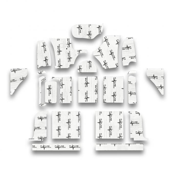 Flatline Barriers 1948-53 Dodge Standard Cab Pickup Truck Thermal Accoustic Insulation Floor Kit TABKT9400
