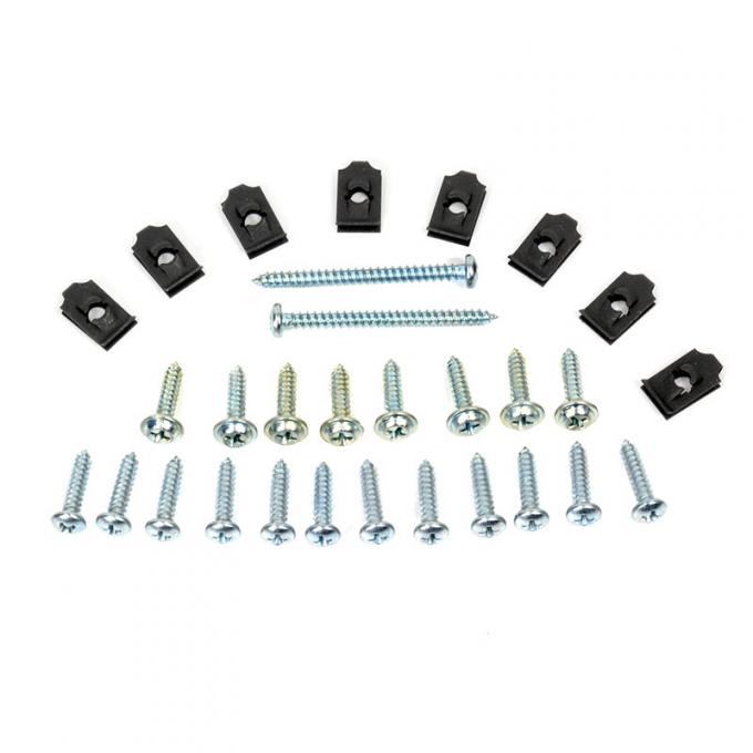 Dennis Carpenter Grille Insert Mounting Screw Kit - 1980-86 Ford Truck, 1980-86 Ford Bronco E0TZ-8150-HW