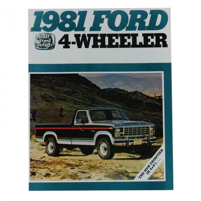 Dennis Carpenter Sales Brochure - F-Series Truck - 4X4 - 1981 Ford