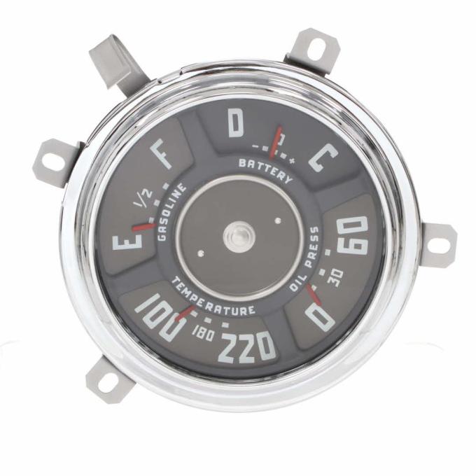 AMD Gauge Cluster Assembly, 12-Volt, V8, 47-48 Chevy Truck X474-4047-AS
