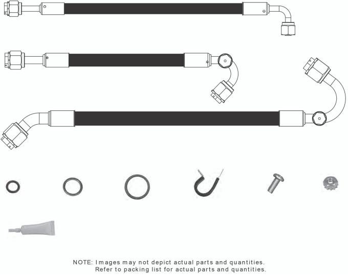 Vintage Air 1960-66 Chevrolet Pickup V8 SureFit™ Reduced Barrier Standard Hose Kit 526700