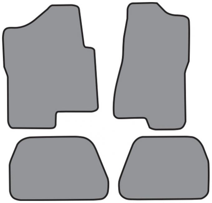ACC 2000-2006 Chevrolet Suburban 2500 Floor Mat 4pc (FM149F FM295R) Cutpile