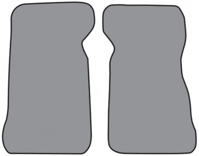 ACC 1972-1973 Ford Ranchero Floor Mat 2pc (FM217F) Loop