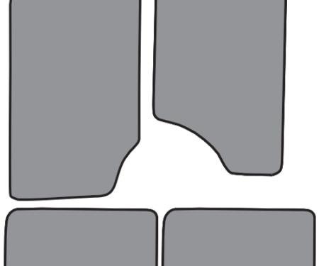 ACC 1995-2005 Chevrolet Blazer Floor Mat 4pc (FM100F FM18R) Cutpile