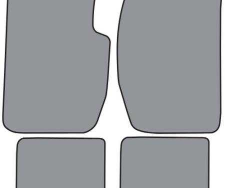 ACC 1987-1989 Dodge Raider 2DR Floor Mat 4pc (P12F FM18R) Cutpile