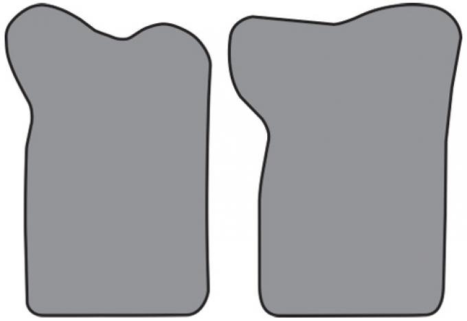 ACC 1982 Dodge D50 Reg Cab Floor Mat 2pc (CR389F) Cutpile