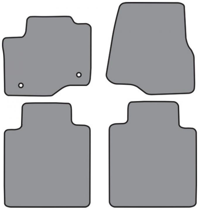 ACC 2017-2022 Ford F-250 Super Duty Floor Mat 4pc (FM403F FM403R) Cutpile