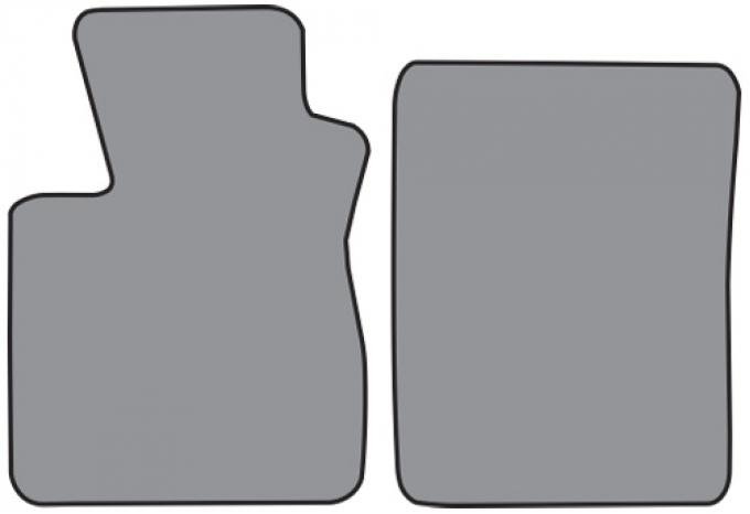 ACC 1997-1998 Ford F-250 Light Duty Floor Mat Reg Cab 2pc (FM51F) Cutpile