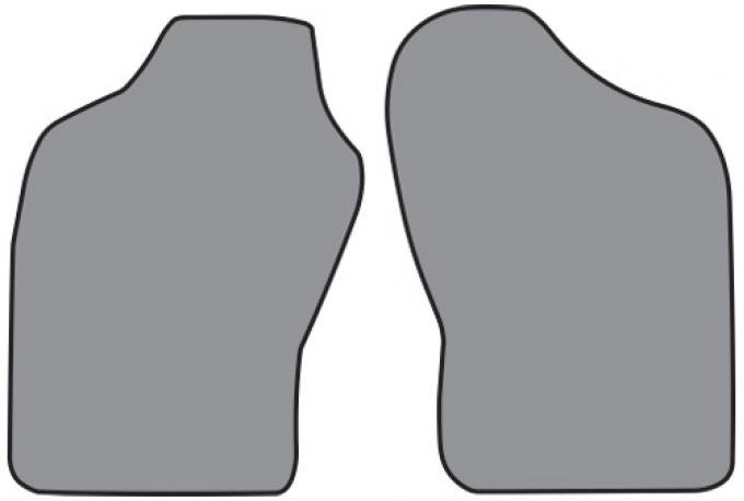 ACC 1987 Dodge Ram 50 Floor Mat 2pc (DO576F) Cutpile