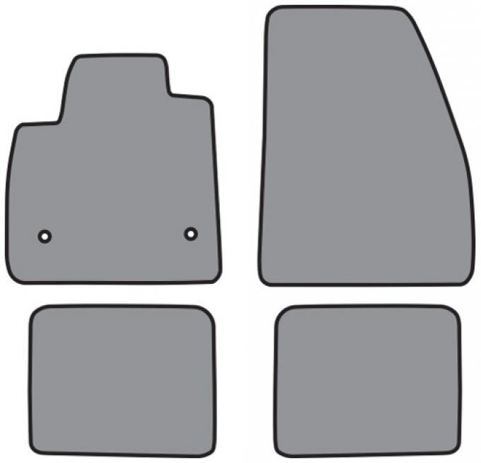 ACC 2019 Chevrolet Blazer Floor Mat 4pc (CH101F CH101R) Cutpile