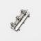 Detroit Muscle Technologies Dodge Truck 72-80 D W 100-300 Accelerator Gas Pedal Mounting Bracket & Studs - STAINLESS TRK7280AP90