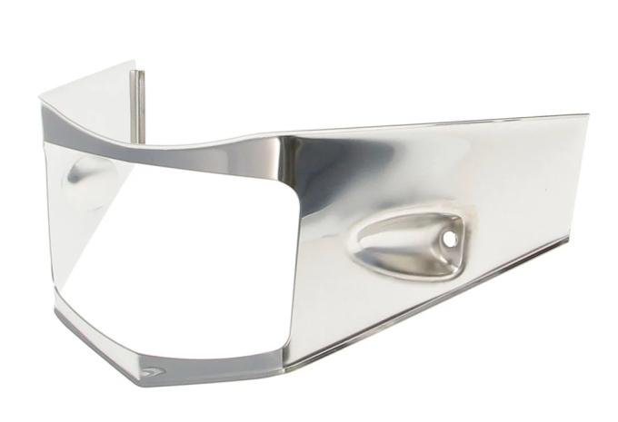 AMD Park Lamp Bezel, Stainless, LH or RH, 56 F100 F250 F350 Ford Pickup Truck X136-4556-SS