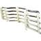 AMD Grille Assembly, Chrome with Ivory Bars, 47-53 Chevy Pickup Truck Suburban X150-4049