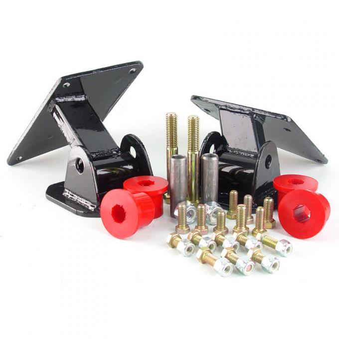 Dennis Carpenter Engine Mount Kit - Big Block Ford - Plate Style - 1965-79 Ford Truck TD-9720