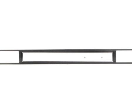 AMD Dash Molding Air Vent Bezel, w/ AC, Brushed / Black, 78-80 Chevy GMC C/K Truck Blazer Jimmy Suburban 460-4078-3A