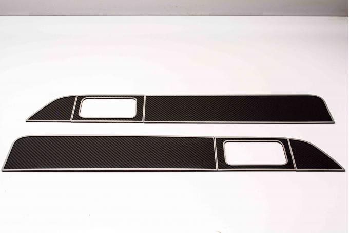 American Car Craft 2009-2019 Ford F-150 Door Panel Inserts Carbon Fiber 6pc Fronts Only 771034