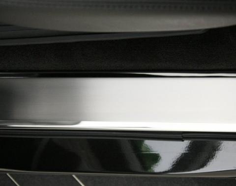 American Car Craft Doorsills Back Satin/Polished 2pc 771024