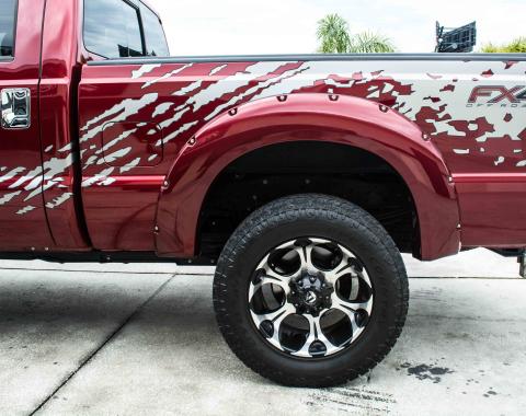 American Car Craft 2011-2014 Ford F-250 Super Duty Side Splash Vinyl Two Tone Graphic w/FX4 792001