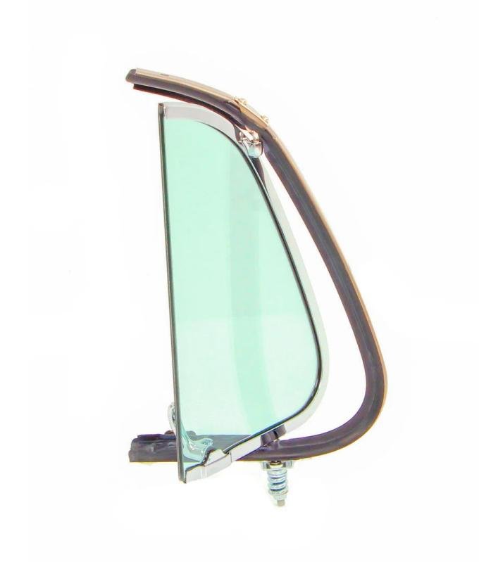 AMD Vent Window Assembly, RH, Green Tint Glass, Chrome Frame, 51-52 F1 F2 Ford Pickup Truck X560-4551-2TRS