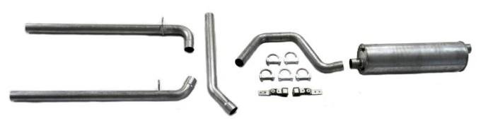 Shafers Classic Reproductions 1987-1996 Ford Bronco Cat Back Dual Exhaust System 84015