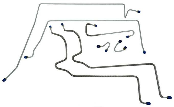 Shafers Classic Reproductions 1967-1970 Chevrolet/GMC Truck Front Brake Line Set, Stainless Steel FBL431S