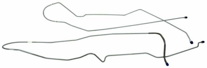 Shafers Classic Reproductions 1981-1987 Chevrolet/GMC Truck Brake Lines (Front To Rear), Stainless Steel LBL419S