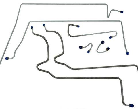 Shafers Classic Reproductions 1967-1970 Chevrolet/GMC Truck Front Brake Line Set, Stainless Steel FBL431S