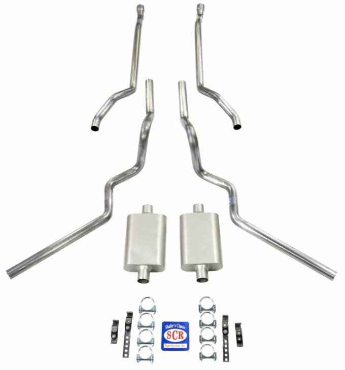 Shafers Classic Reproductions 1963-1966 Chevrolet C10 Truck Exhaust System, Short Bed, Small block V8 63407