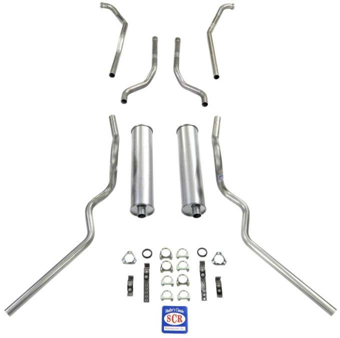 Shafers Classic Reproductions 1963-1966 Chevrolet C10 Truck Exhaust System, Short Bed, Small Block V8 63401