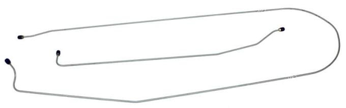 Shafers Classic Reproductions 1965-1966 Chevrolet/GMC Truck Brake Lines (Front To Rear), Stainless Steel LBL436S