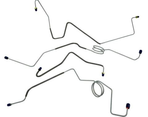 Shafers Classic Reproductions 1976-1979 Ford F100 F150 2 WD Front Brake Line Set, Stainless steel FBL623S