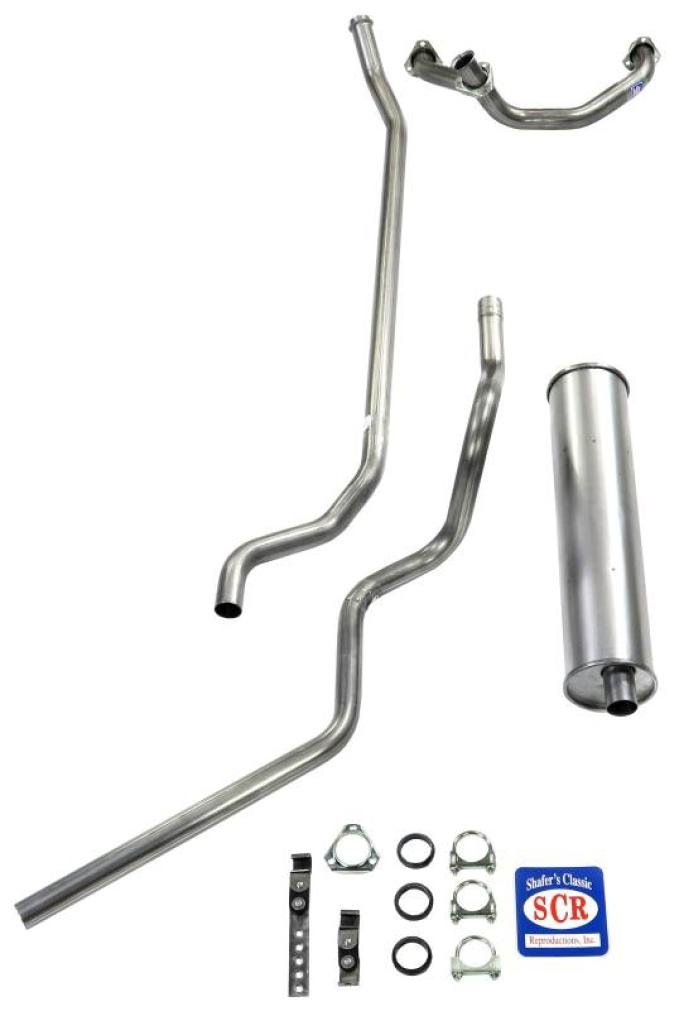 Shafers Classic Reproductions 1963-1966 Chevrolet C10 Truck Exhaust System, Short Bed, Small Block V8 63402