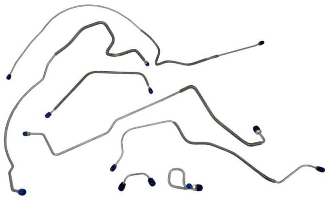 Shafers Classic Reproductions 1971-1972 Chevrolet/GMC Truck Front Brake Line Set, Stainless Steel FBL437S