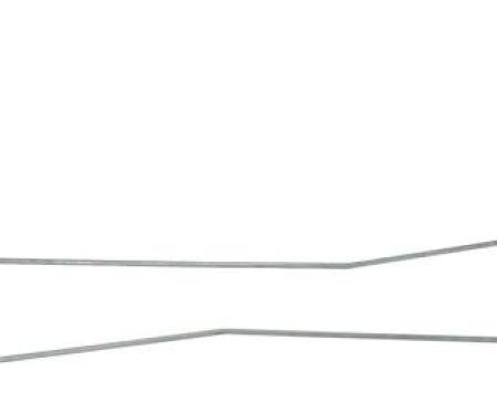Shafers Classic Reproductions 1960-1962 Chevrolet/GMC Truck Brake Lines (Front To Rear), Short Bed, Stainless Steel LBL434S