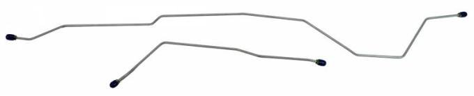Shafers Classic Reproductions 1967-1970 Chevrolet/GMC Truck Rear End Housing Brake Line, Stainless Steel HBL428S
