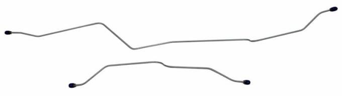Shafers Classic Reproductions 1967-1970 Chevrolet/GMC Truck Rear End Housing Brake Line, Stainless Steel HBL432S