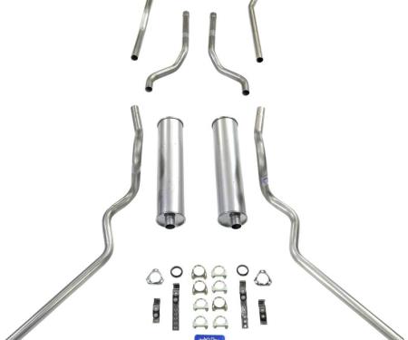 Shafers Classic Reproductions 1963-1966 Chevrolet C10 Truck Exhaust System, Short Bed, Small Block V8 63401