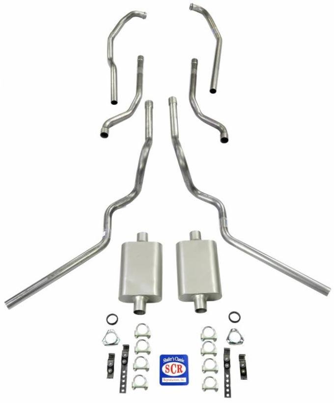 Shafers Classic Reproductions 1963-1966 Chevrolet C10 Truck Exhaust System, Short bed, Small block V8 63404