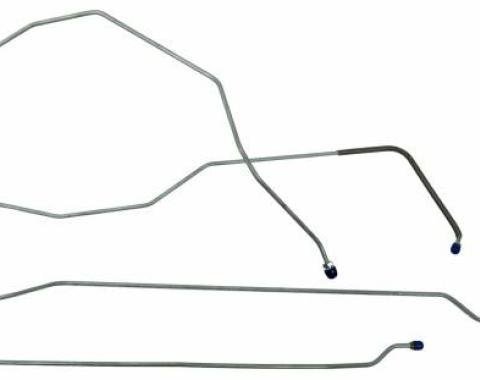 Shafers Classic Reproductions 1981-1987 Chevrolet Truck Brake Lines (Front To Rear), Stainless Steel LBL414S
