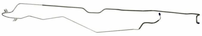 Shafers Classic Reproductions 1987-1989 Ford Bronco Front To Rear Brake Line, Stainless Steel LBL617S