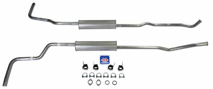 Shafers Classic Reproductions 1966-1974 Bronco V8 302 Dual Exhaust System 84010